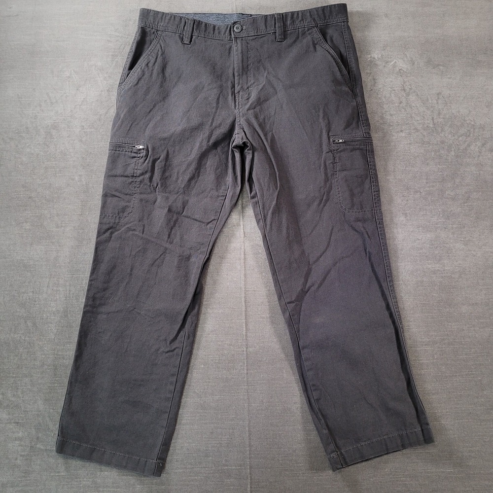 Coldwater Creek Outfitters Mens Cargo Pants Zip Pockets Actual Size 38 x 29